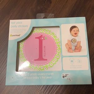 Baby milestone month stickers